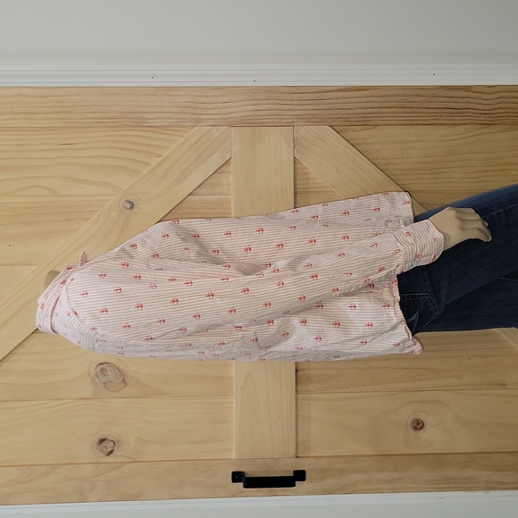 Tommy Hilfiger | Nautical Anchor Print Button Up Top | Large - Picture 7 of 9